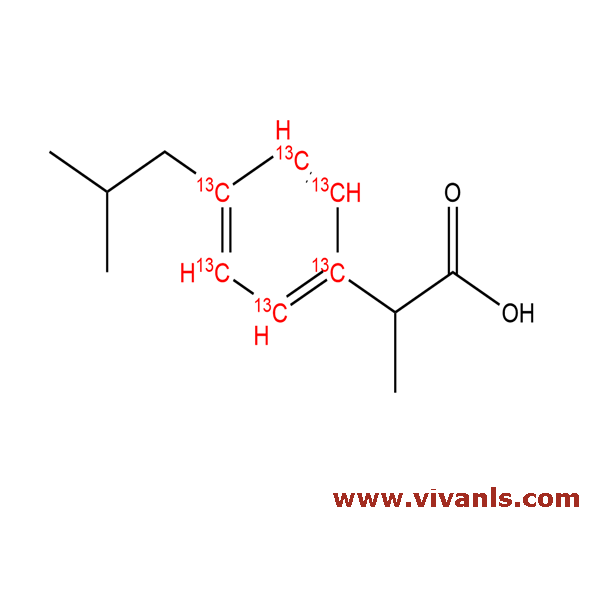 Stable Isotope Labeled Compounds-Ibuprofen-13C6-1663665066.png